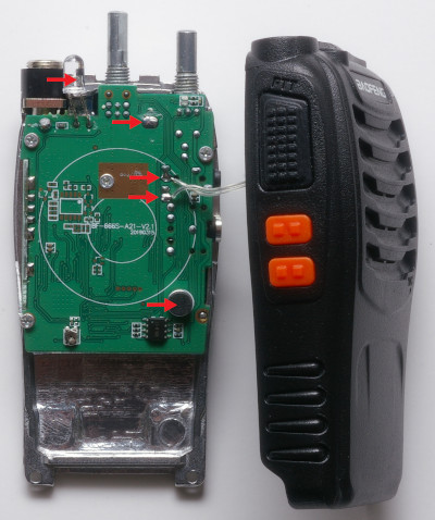 Baofeng 888s HT Open Case