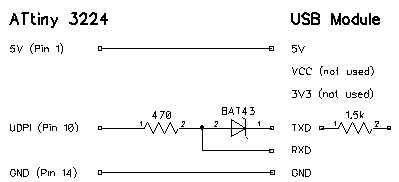 UDPI Programmer Schematic